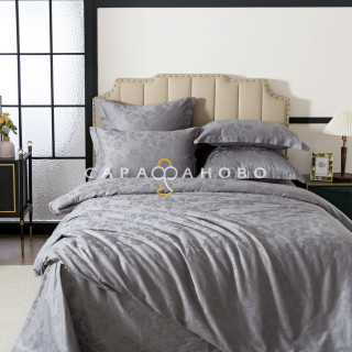 Ткань Жаккаррд-сатин 250 см рис. Сталь