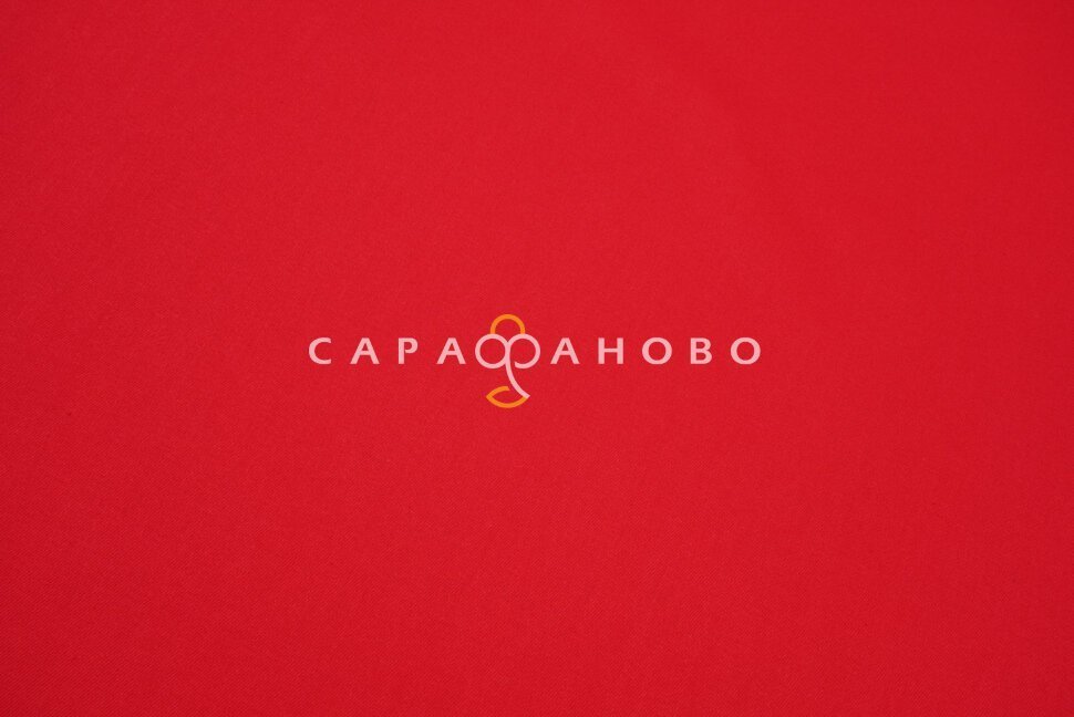 Ткань Саржа 150 см 240 гр/м2 №032 Красный