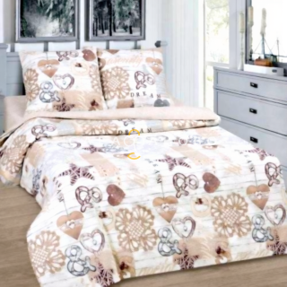 Ткань поплин 220 см "Причуда" рис 11408-1