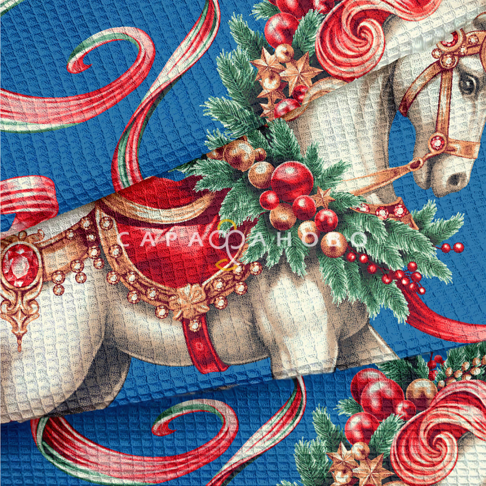 Полотно вафельное 50 см 175 гр наб рис 29403 вид 2 