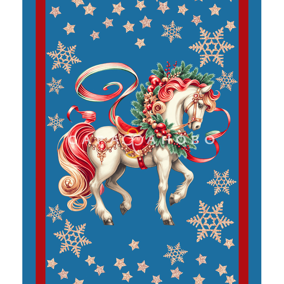 Полотно вафельное 50 см 175 гр наб рис 29403 вид 2 