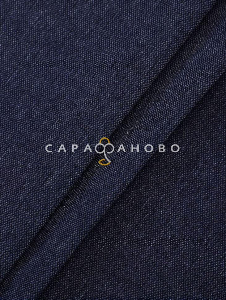 Ткань Рогожка 150 см 272 гр. Темно-синий