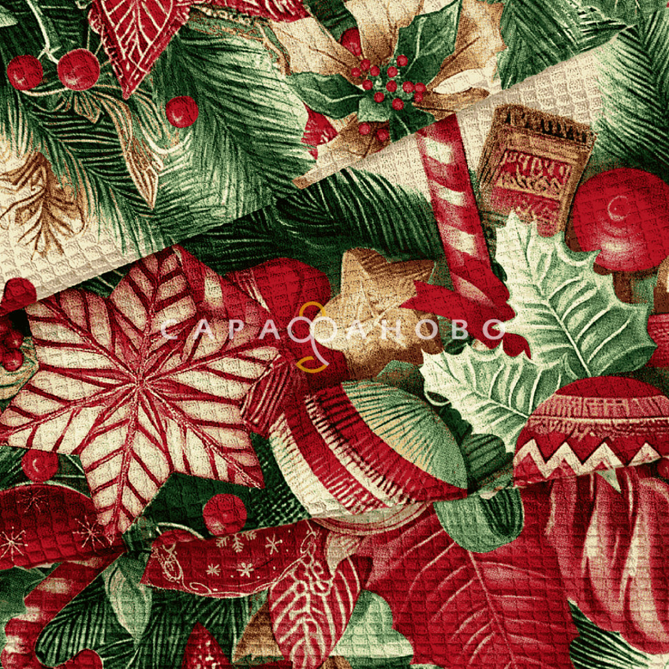 Полотно вафельное 50 см 175 гр наб рис 29404 вид 1 