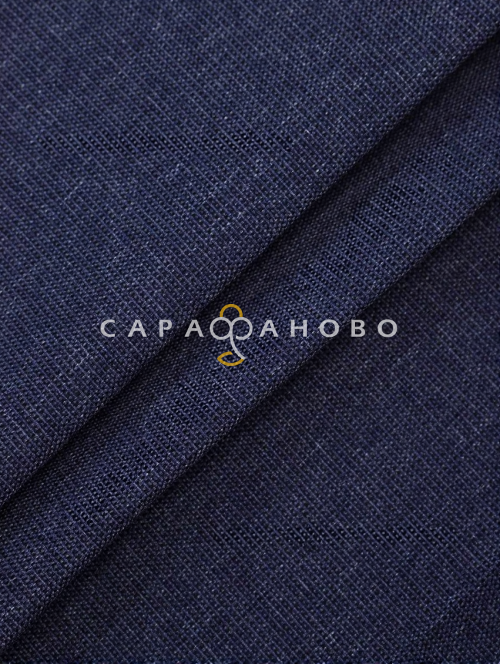 Ткань Рогожка 150 см 272 гр. Темно-синий