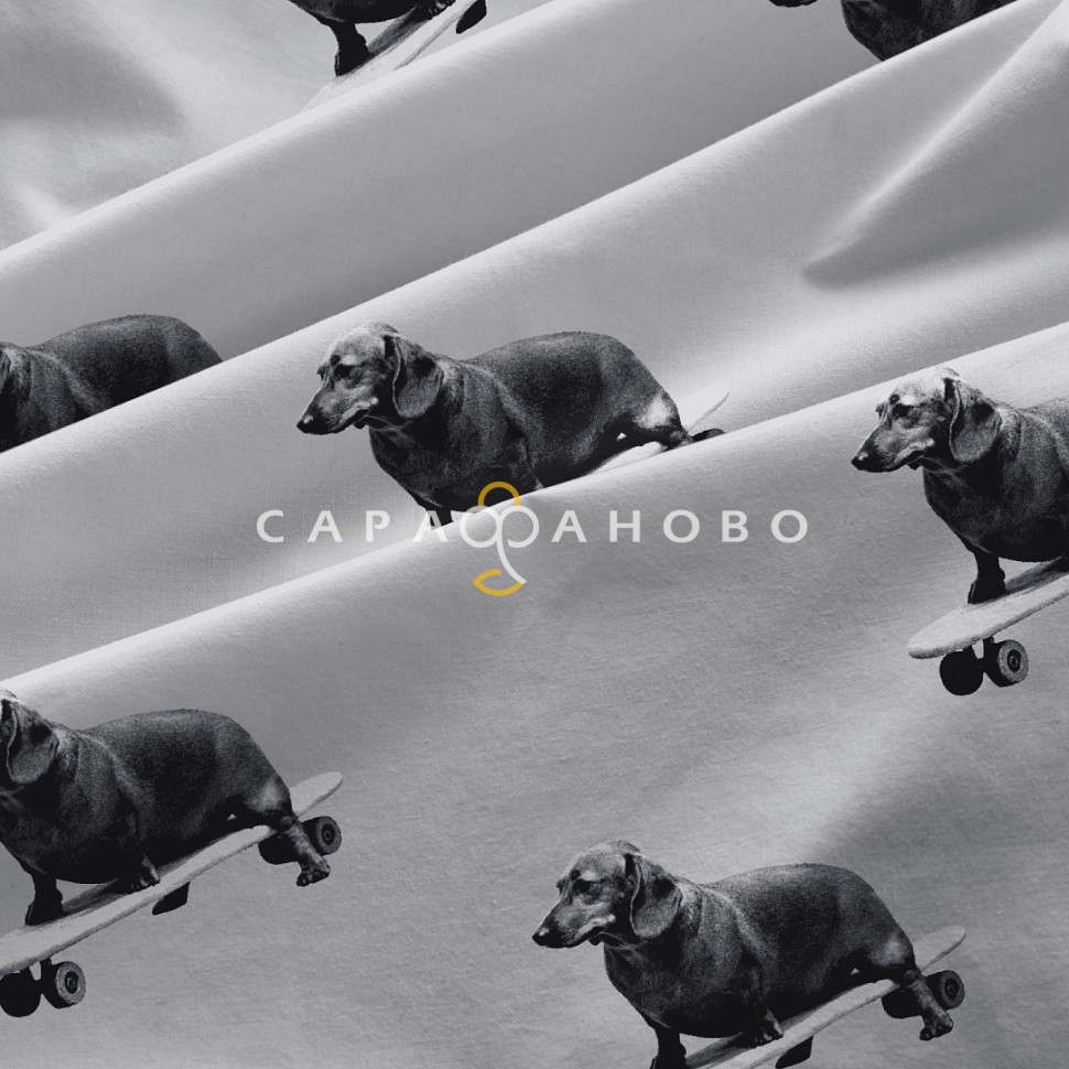 Перкаль 150 см набивной рис 13473 вид 1