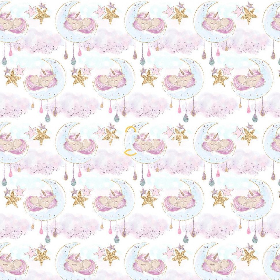 КПБ Бортики Juno 13248-1 Cute unicorns