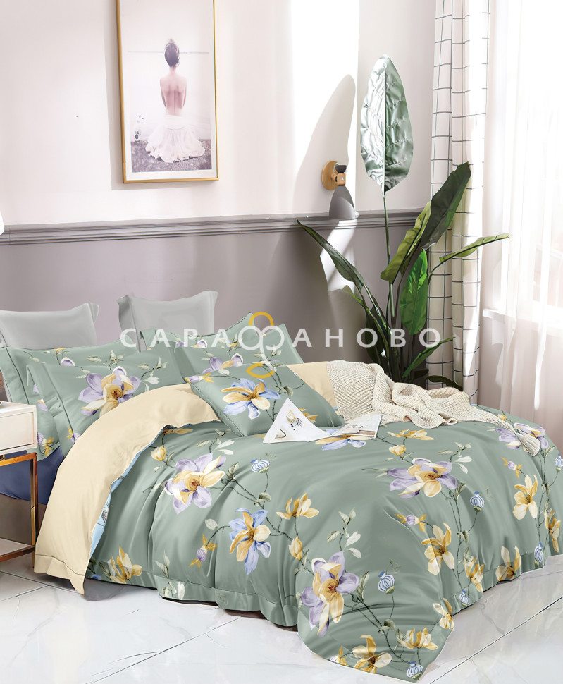 Ткань Сатин Твил набивной 235 см. 115гр. А рис. 118