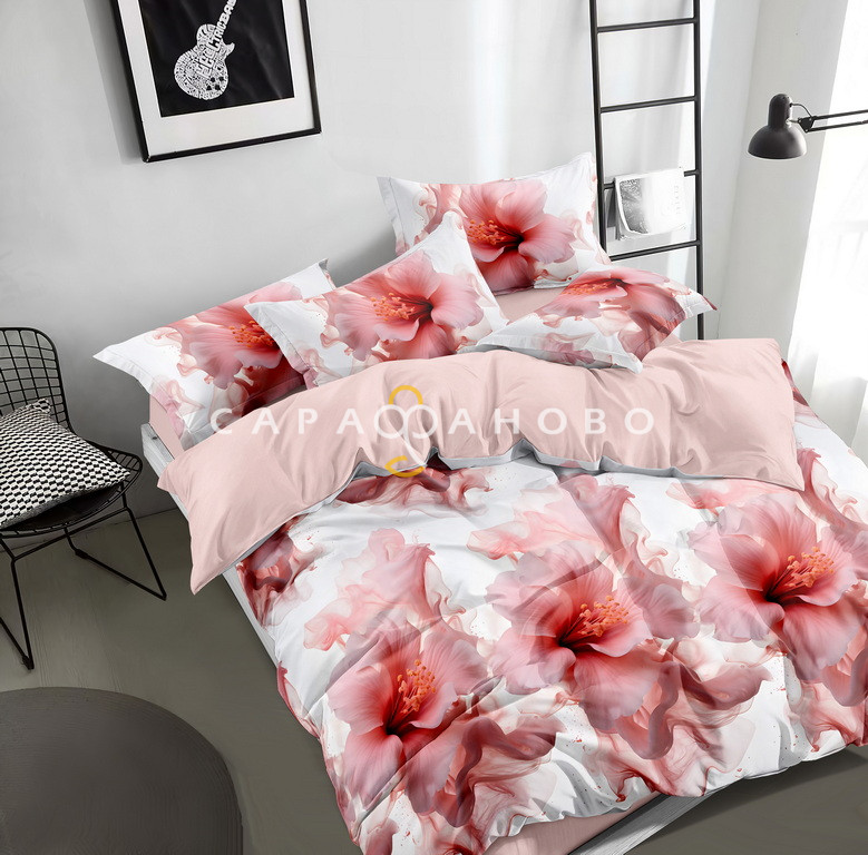 Ткань Поплин 220 см 115 гр А+В рис 1530