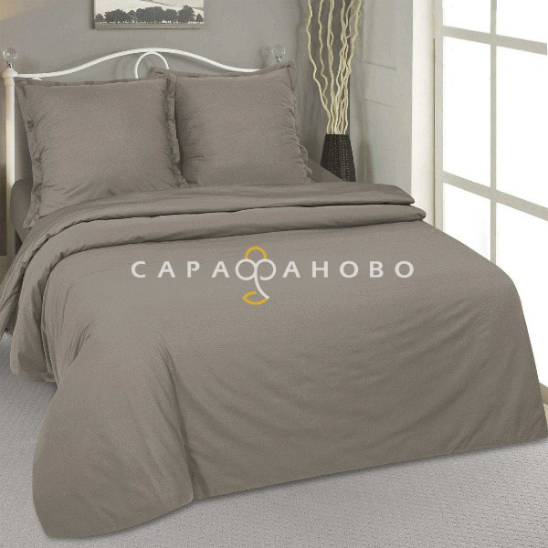 Ткань поплин 220 см Латте Актив гладкокрашеный рис.70256-1