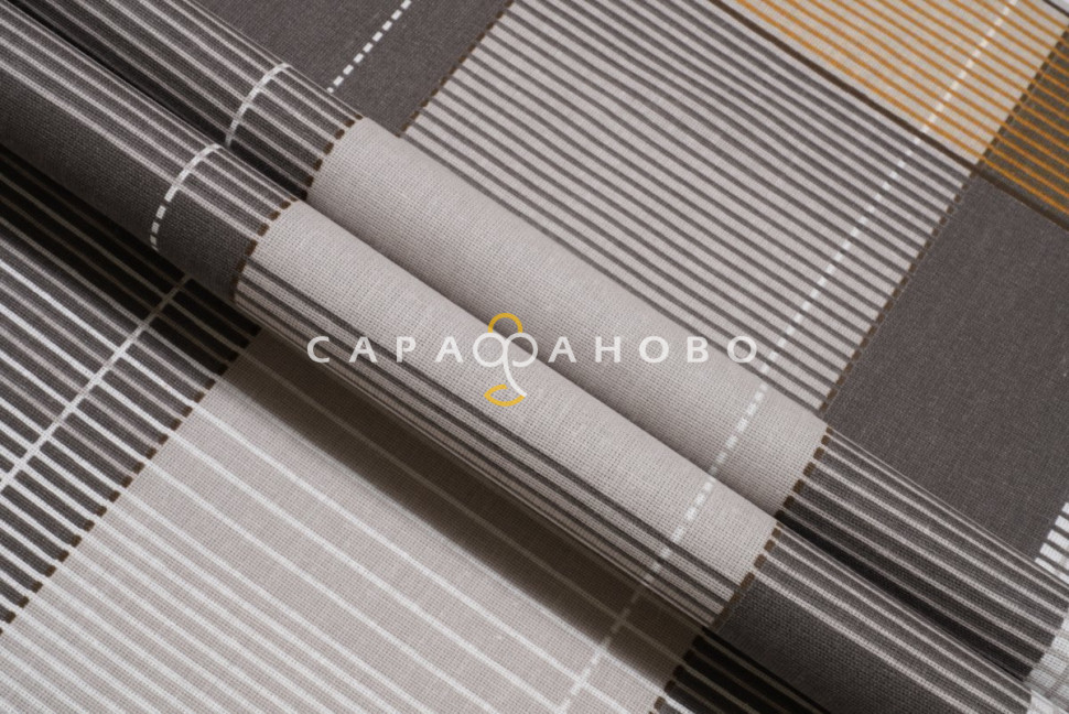 Ткань Поплин 220 см 105 гр рис. Клетка 28134/1