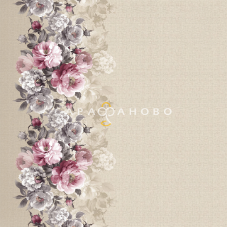 Ткань Рогожка 150 см 170 гр рис Розали 13662-1 