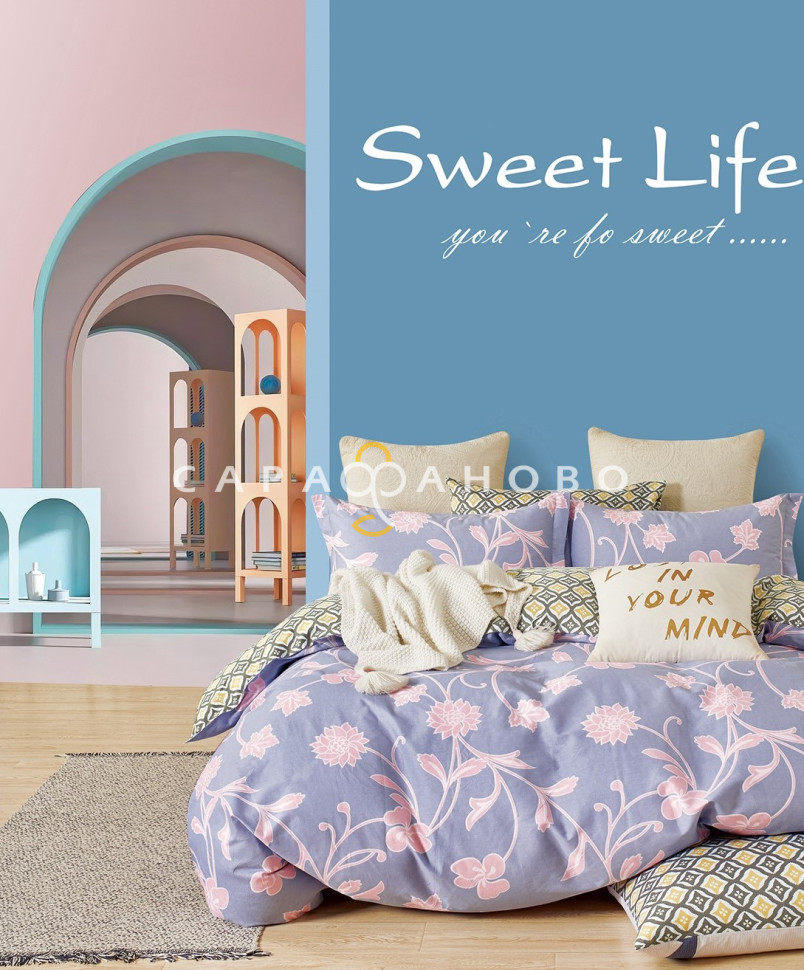 Ткань Сатин Твил набивной 235 см. 115гр. А+В рис.69