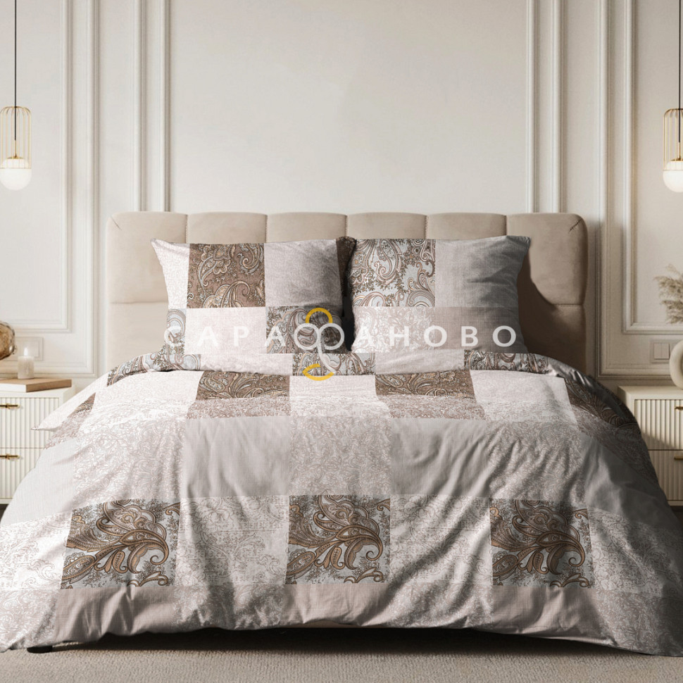 Ткань Бязь Премиум 220 см 142гр набивная арт 34 рис 72243-1