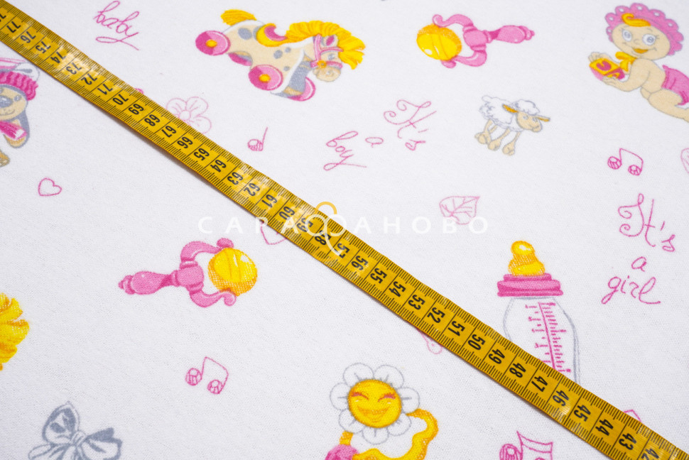 Ткань Фланель 150 см 175 гр № 897-1 Baby