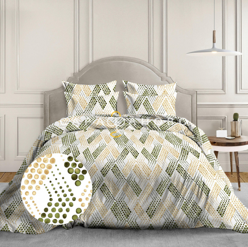 Ткань Бязь наб 220 см 120 гр Люкс рис. 20208/1 Брют