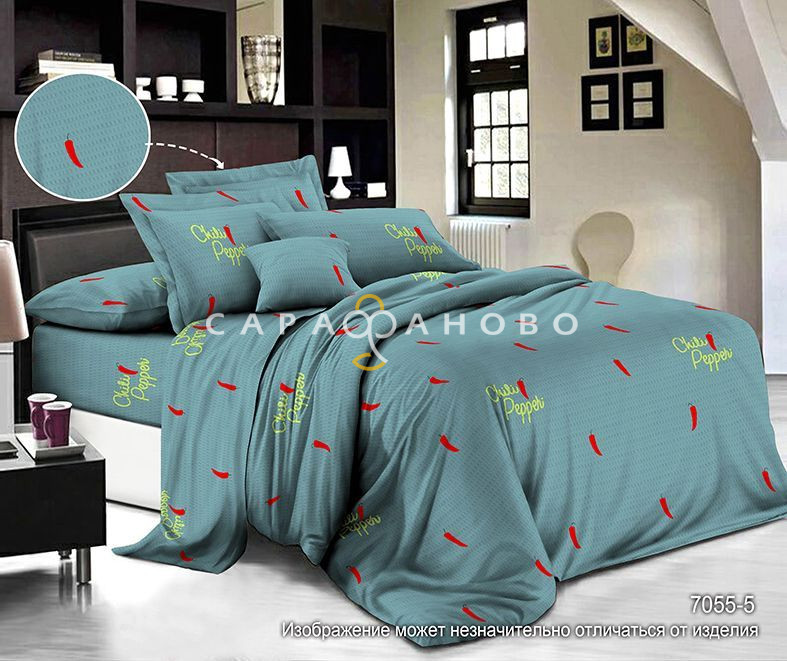 Полисатин набивной 220 см 80 гр рис 7055-5