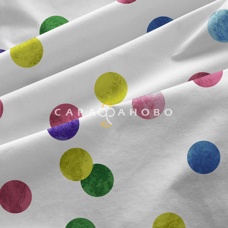 Перкаль 150 см набивной рис 13503 вид 1