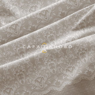 Ткань Перкаль 220 см 110 гр рис 72086 вид 2 "Кружевная вуаль"