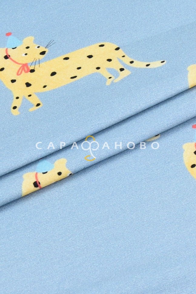 Ткань 30/1 Пенье Фулл Лайкра Кулирка Набивной CANDY DIGITAL Рулон djb000789-v-100