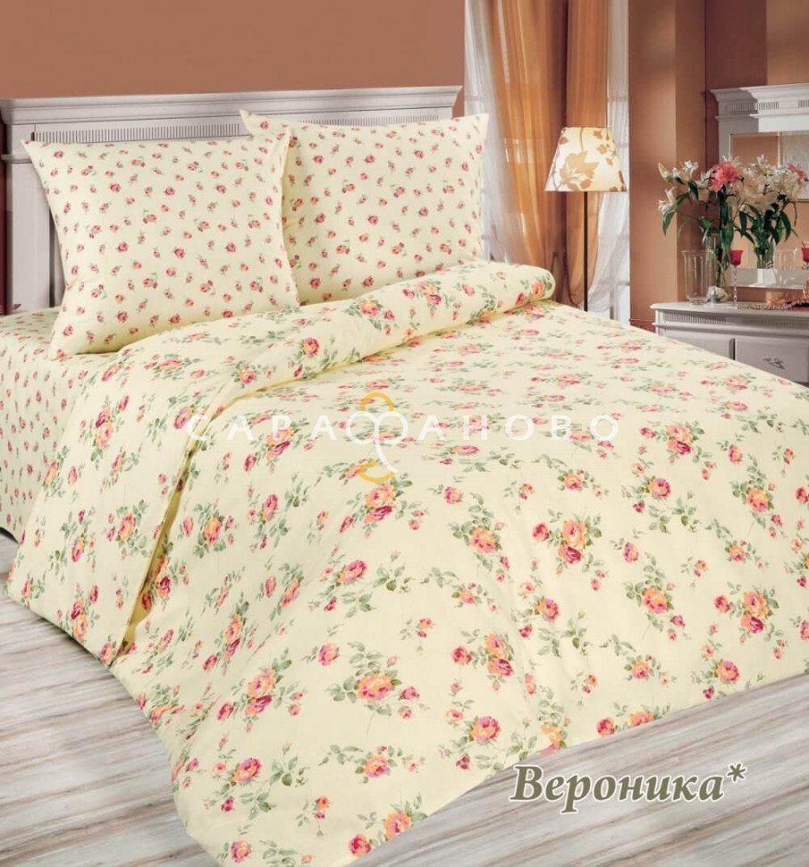 Ткань бязь 220 см Вероника рис 5702 вид 1