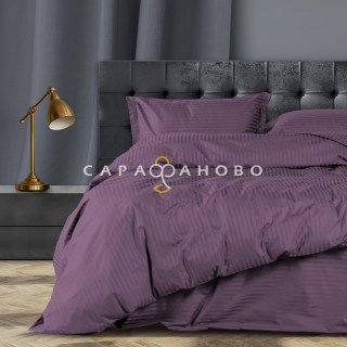 КПБ  Унисон Страйп-сатин 24403-15 Berry Conserve