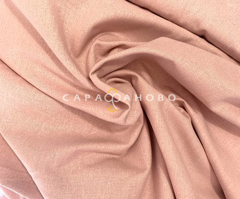 23-20 К Ткань п/лён краш. 150гр. ш. 220 см. Пудра 