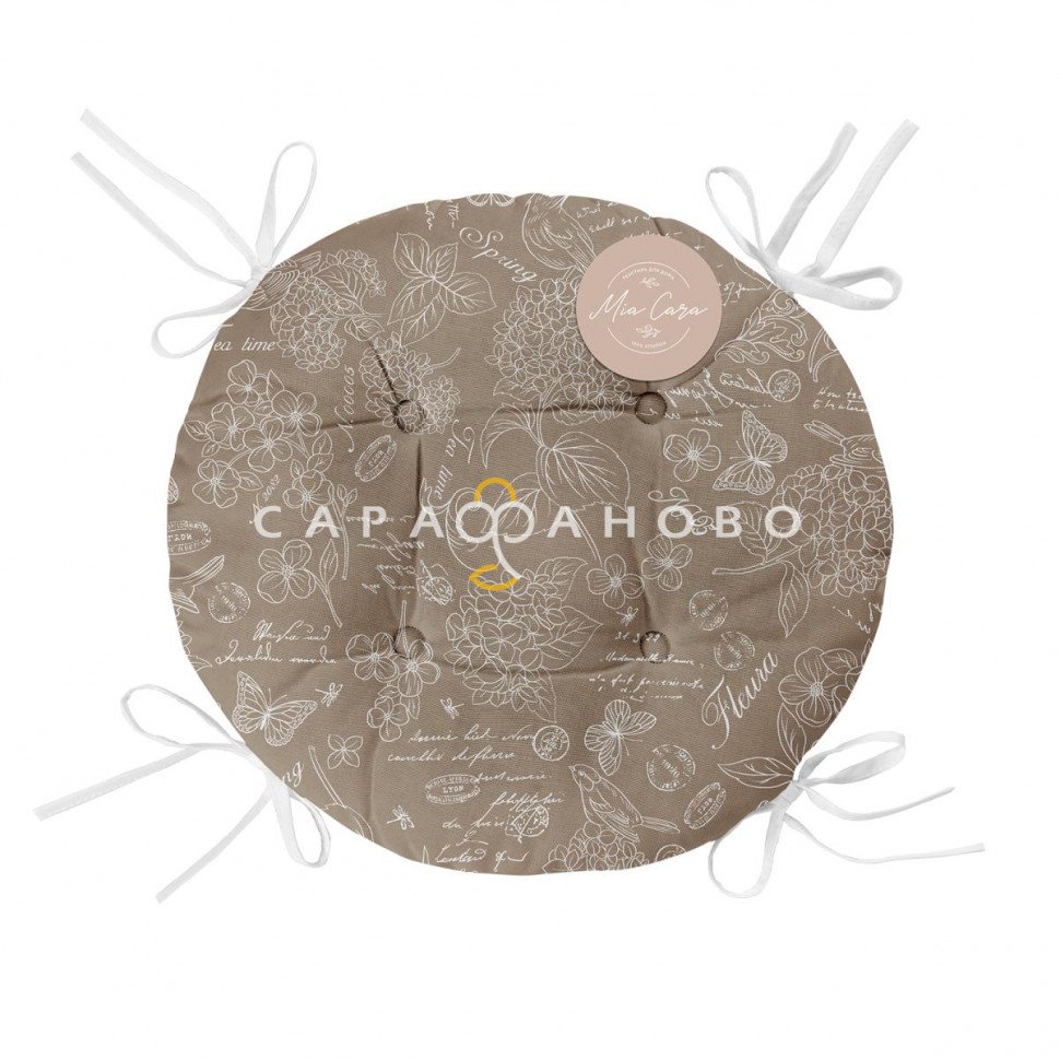 Подушка на стул с тафтингом круглая Mia Cara 30284-5 Жозефина