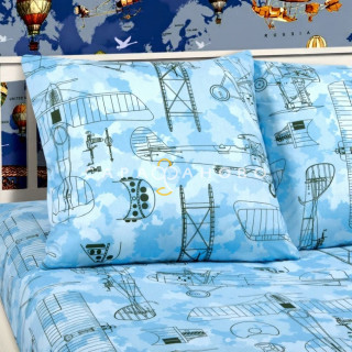 Ткань поплин 150 см Авиаторы (Компаньон) рис 11520 вид 1