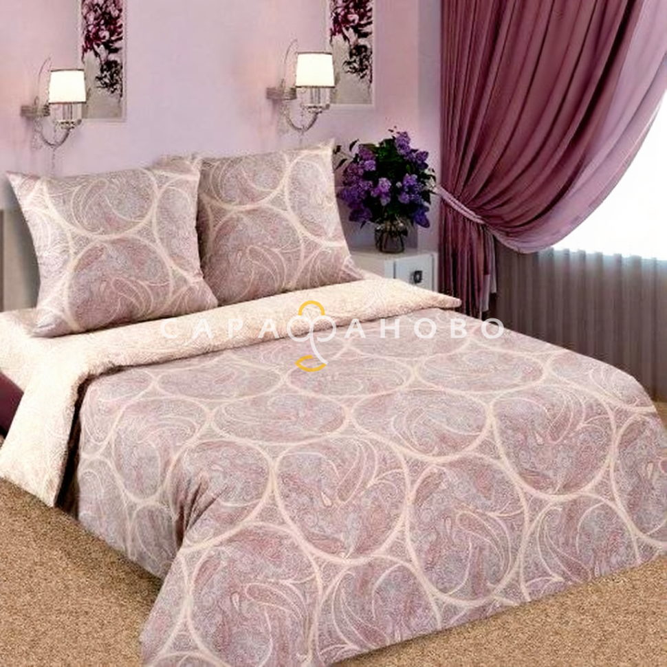 Ткань Поплин 220 см рис. 9688-2 Рафаэль