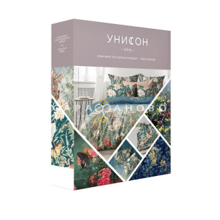 КПБ  Унисон Бязь 6501-1/6558-1 Таинственный лес