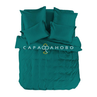 КПБ  Унисон Страйп-сатин 24403-13 Alpine Green