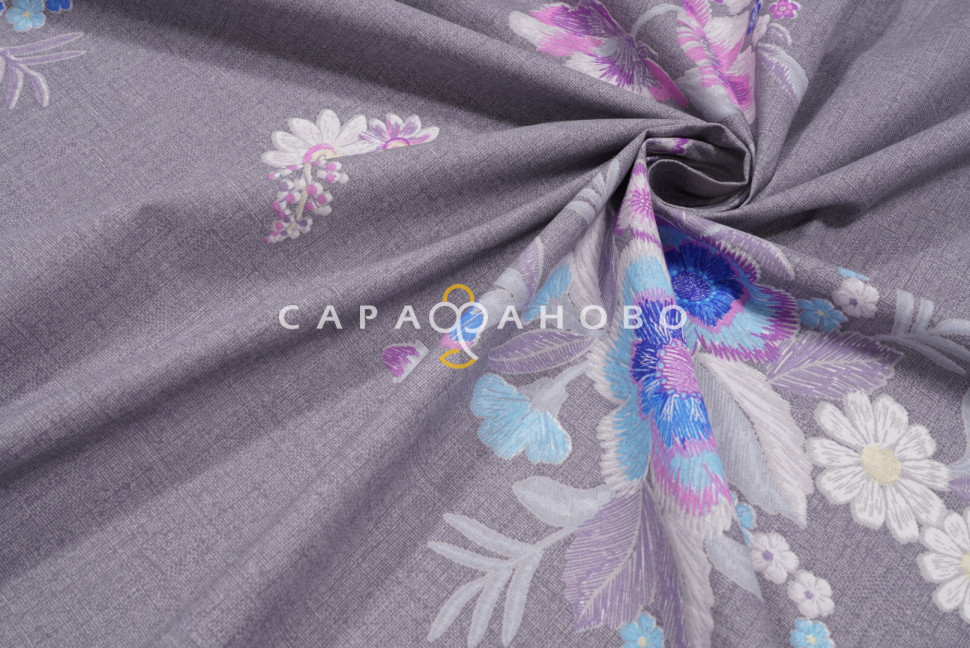 Ткань Бязь 220 см 120 гр Миледи Люкс рис 70998/1 Кокетка