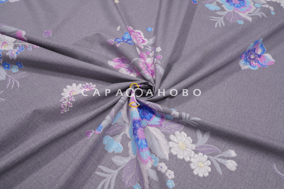 Ткань Бязь 220 см 120 гр Миледи Люкс рис 70998/1 Кокетка