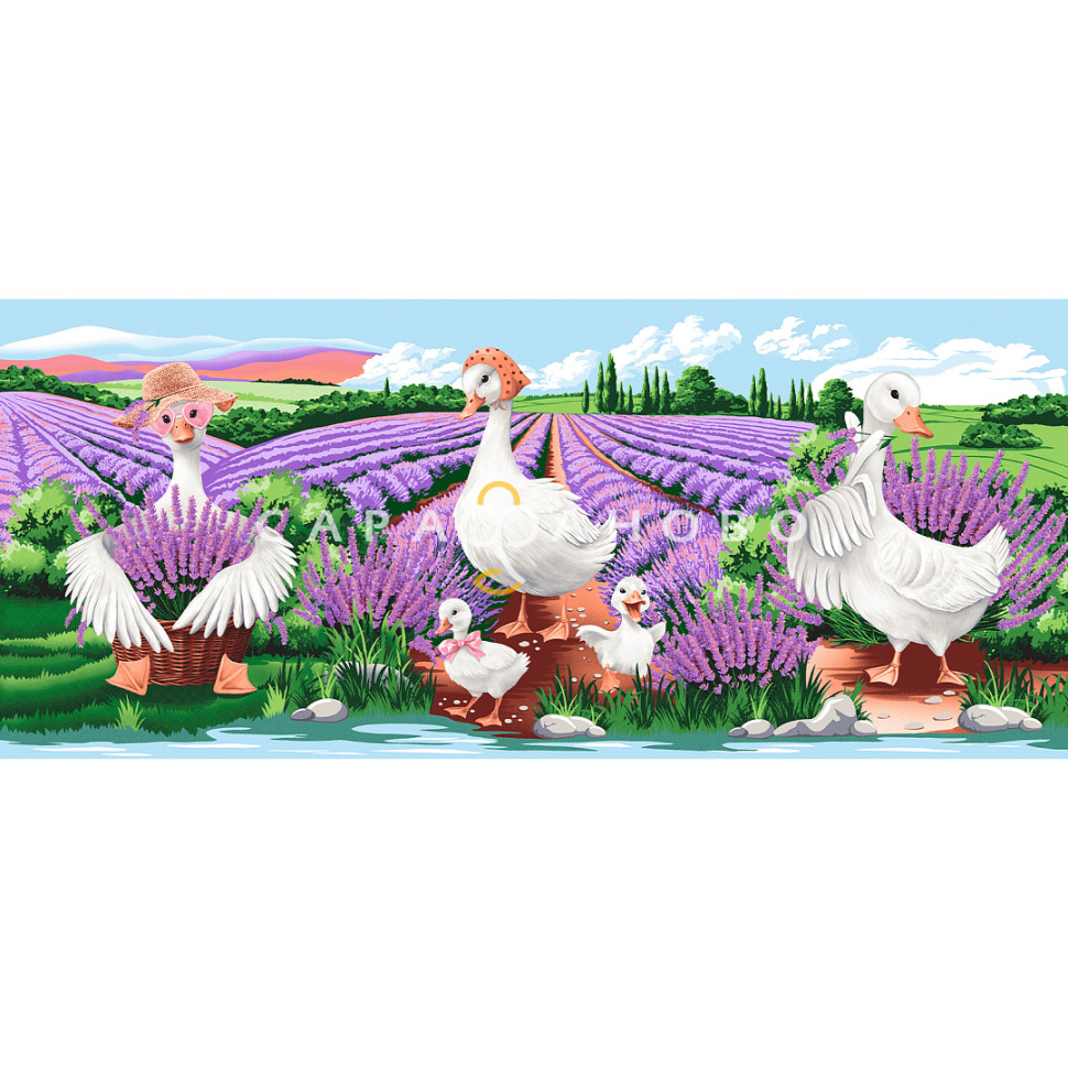 Ткань Полотно вафельное 150 см 150 гр рис 29455 вид 1