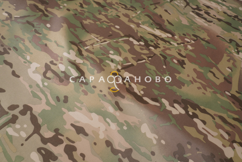 Ткань Оксфорд 200 КМФ PU1000 150 см мультикам 91