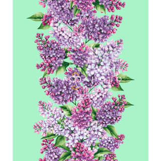 Полотно вафельное 50 см 175 гр наб рис 29428 вид 1 "Сирень" 