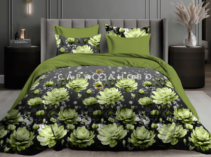 Ткань Перкаль 220 см 110 гр рис Нимфея 20038-2