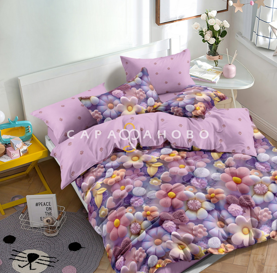 Ткань Поплин 220 см 115 гр А+В рис 1675