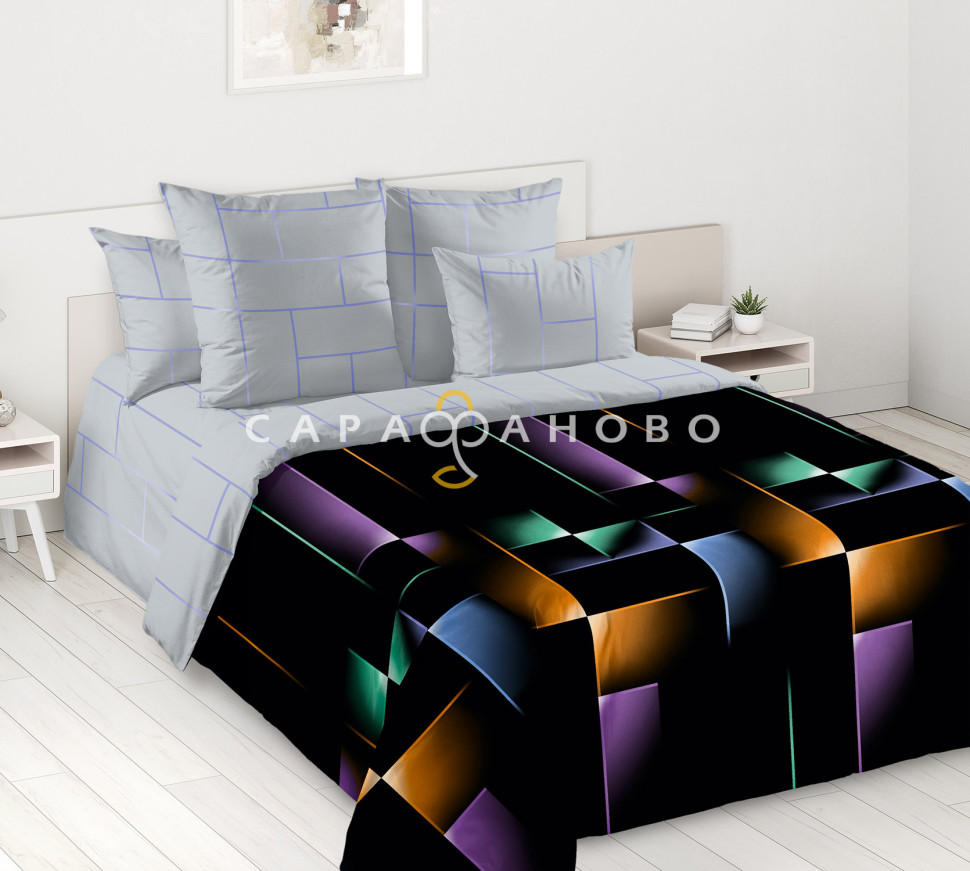 Ткань Перкаль 220 см 110 гр рис Впечатление вид 1 (основа)