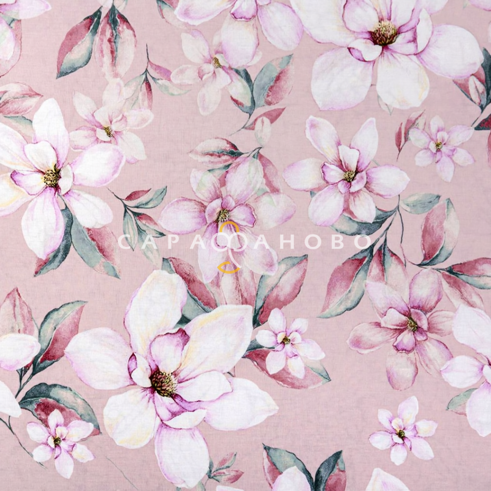 Ткань Поплин 220 см 115 гр Флюид .рис. 13312-1