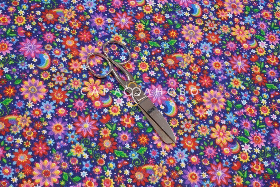 Ткань Бязь 150 см рис. 10549 вид 2
