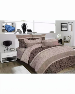 Ткань Бязь Премиум 220 см  142гр набивная арт 34 рис 9787-1м 