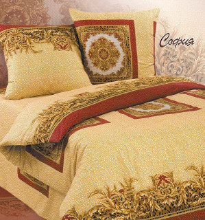 Ткань бязь 220 см "София" рис 5327 вид 1