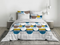 Ткань Бязь наб 220 см 120 гр Люкс рис. 71223/1 Донато 