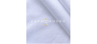 Микрофибра с тиснением 220 см белая 80 гр рис 15 Белый