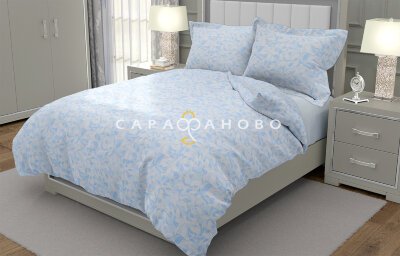 Ткань бязь 220 см 120 гр рис. 181в4 Вьюнок