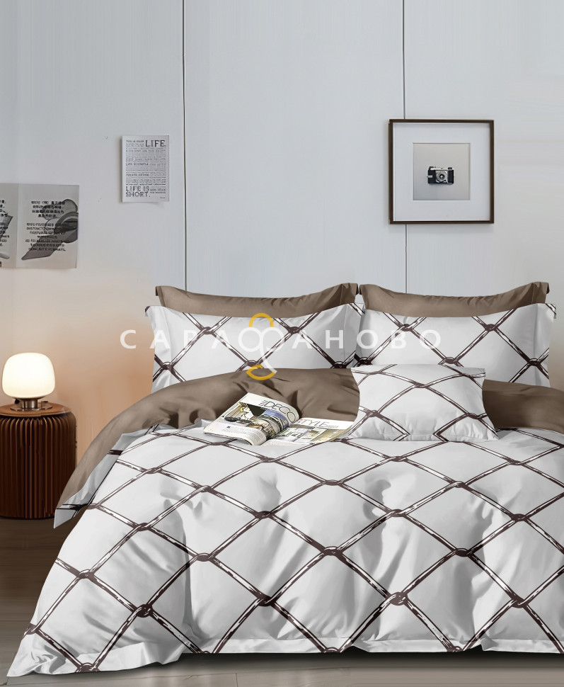 Ткань Сатин Твил набивной 235 см. 115гр. А рис. 124