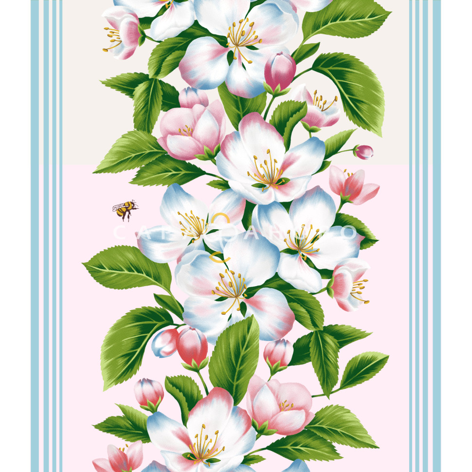 Полотно вафельное 50 см 175 гр наб рис 29432 вид 2 