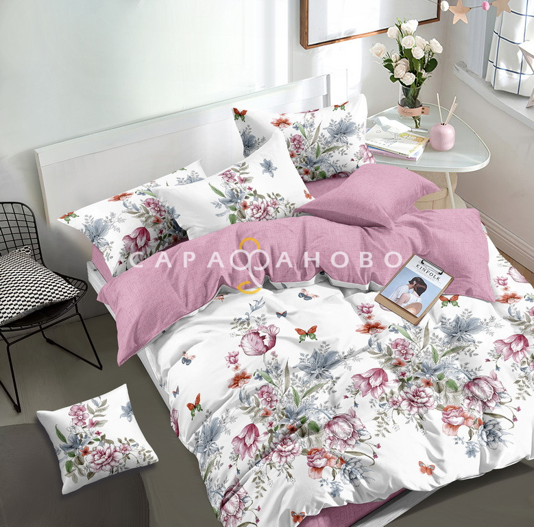 Ткань Поплин 220 см 110 гр А+В рис 1486