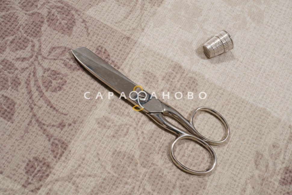 Ткань Полулён п/варёный 150 см. рис КРИС (серо-бежевая клетка ) № 1539
